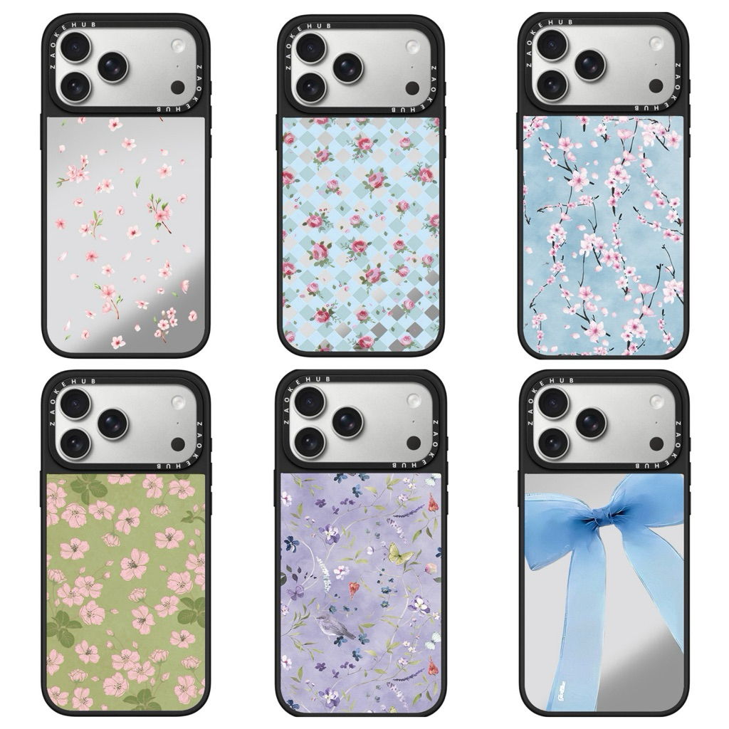 READY Wildflower Butterfly Cottagecore Premium Magnetic Case For iPhone 17 17air 17pro 17promax 11pr