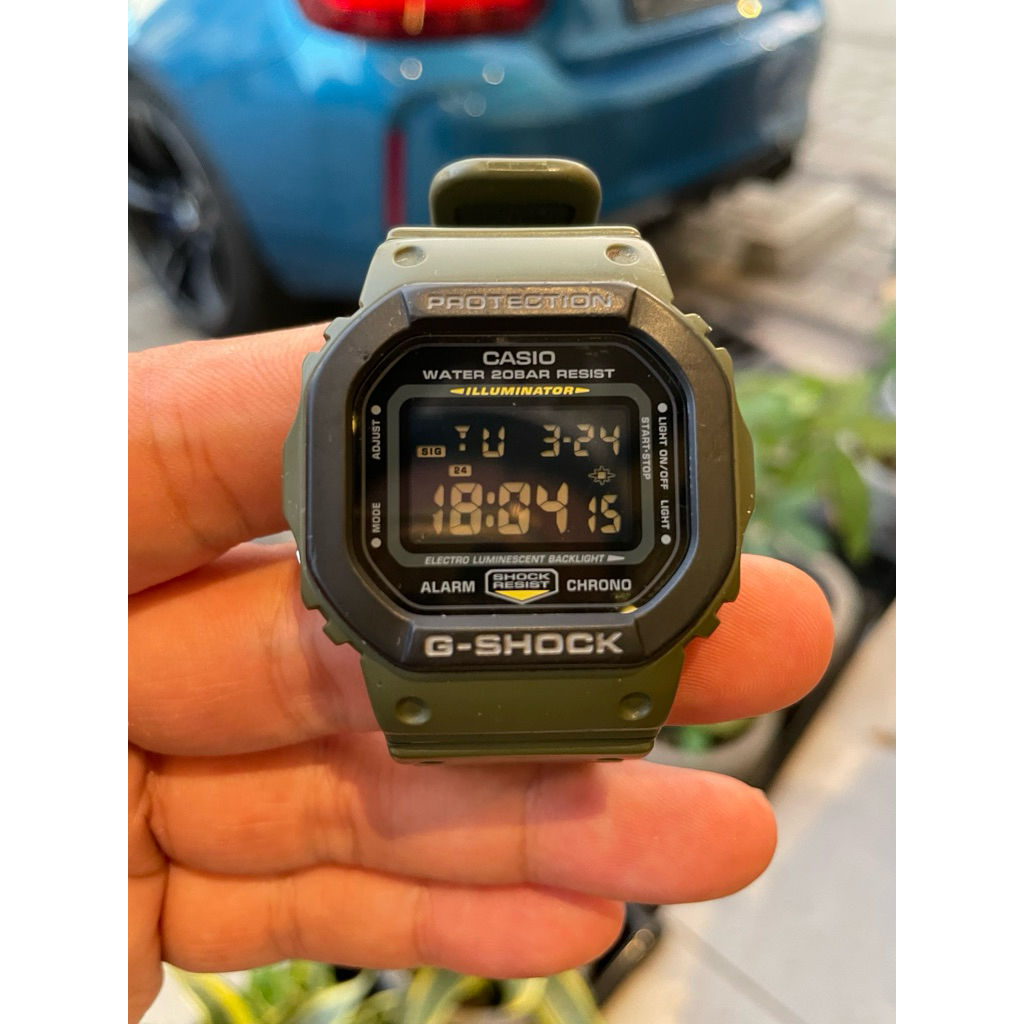 ORIGINAL Casio Gshock DW5610SU GREEN ARMY
