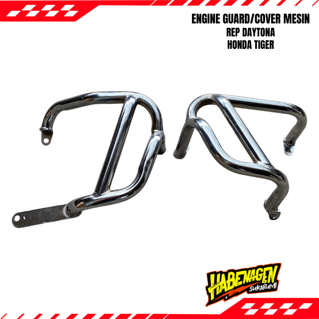 Engine Guard Crashbar Crash Bar Pelindung Mesin Honda Tiger 2000 Lawas Lama Revo Rep Daytona