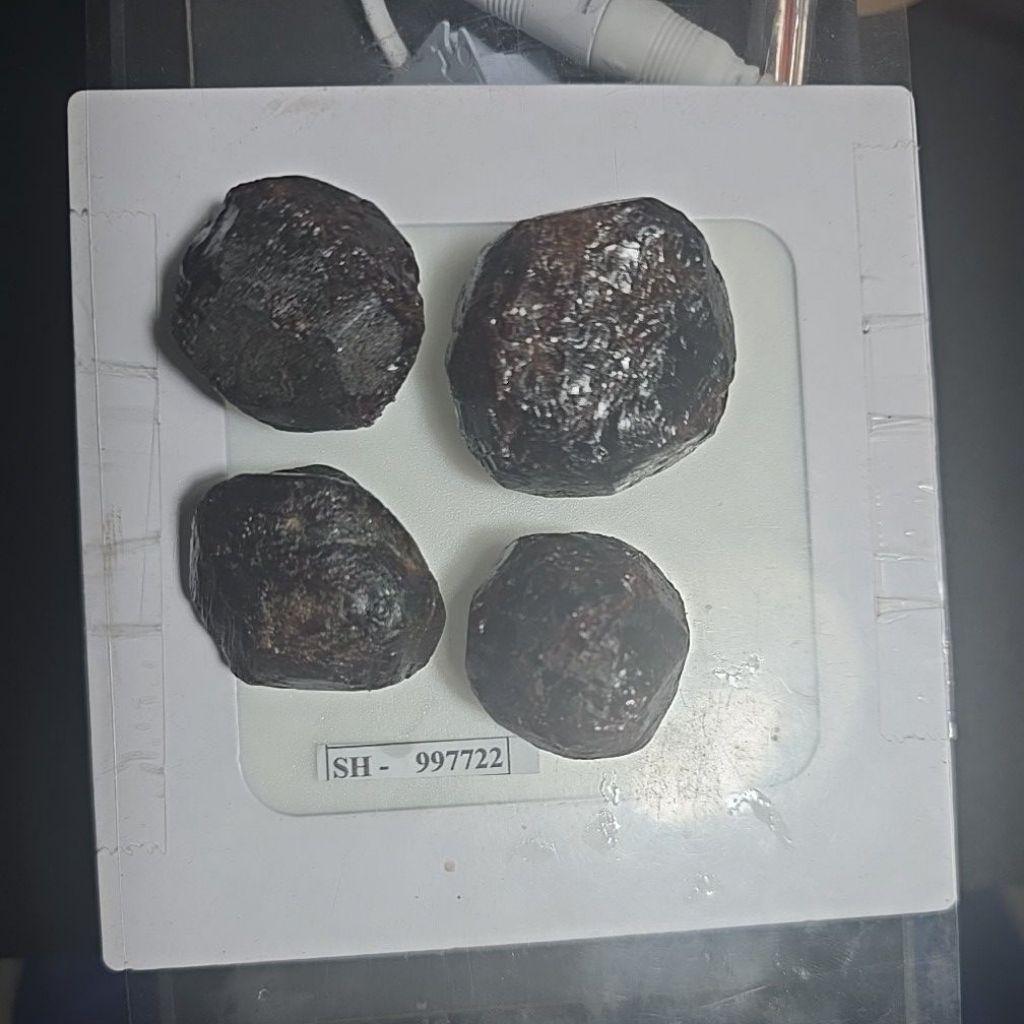 GARNET RED ROUGH BATU ALAM ASLI PAKET