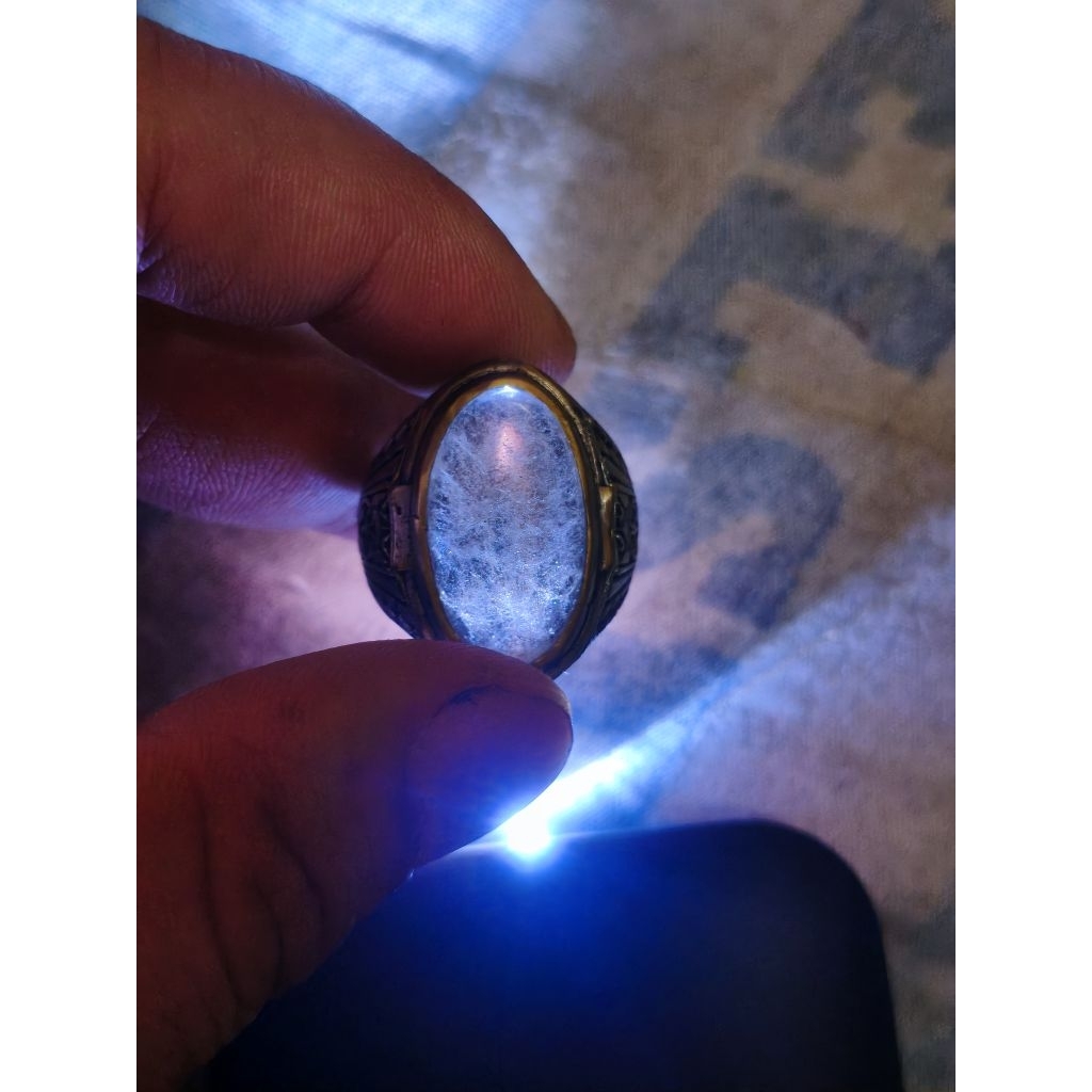 Cincin Batu Akik Kinyang Es