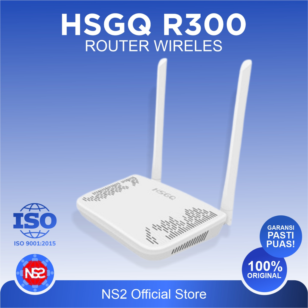HSGQ R300 Router Wireless 300Mbps 2.4Ghz / Router Support PPPoE PPTP / 1 WAN 3 LAN / Router Access P