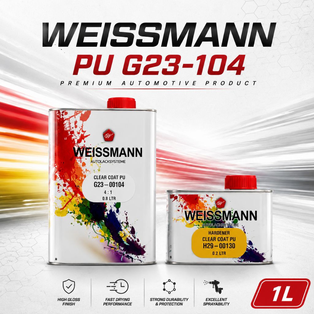 Clear Coat WEISSMANN G-23 104 , Varnish Mobil Dan Motor Pernis Weisman Wisman