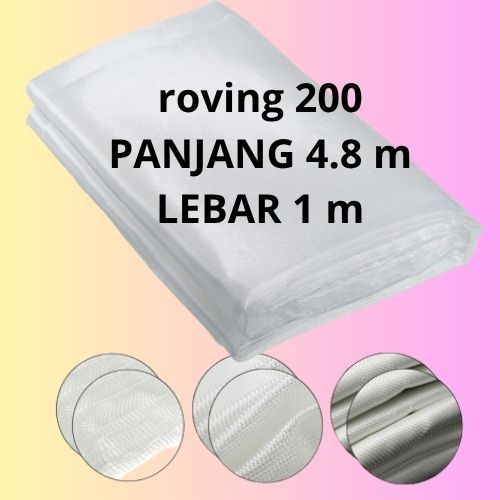 ROVING 200,,RESIN MERAH 5KG,,RESIN 5KG + KATALIS