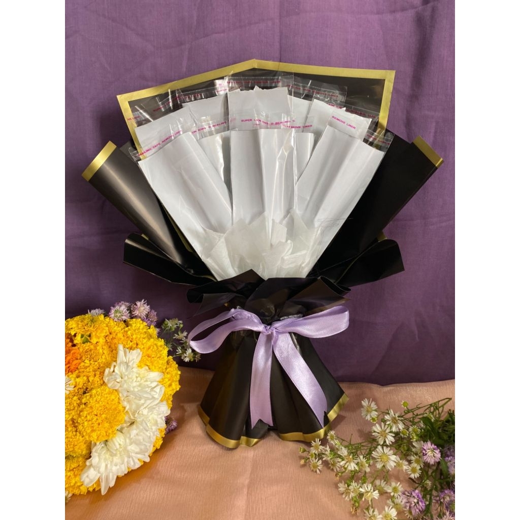 READY TANPA PO Buket Uang Kosong / Kosongan 10 slot uang / Money Bouquet Wisuda Ulang Tahun Murah , 