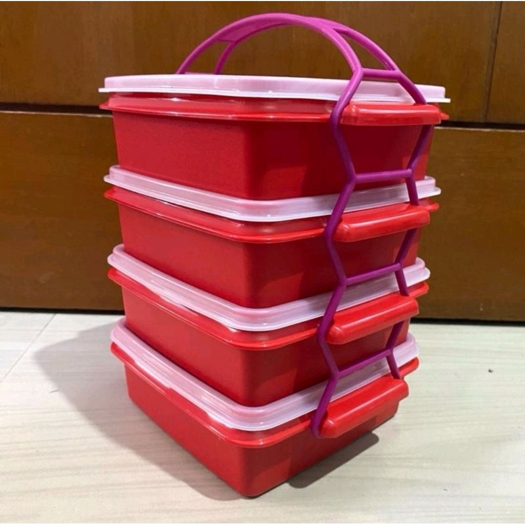 carry all set rantang 4 susun tupperware/ carry all set tupperware