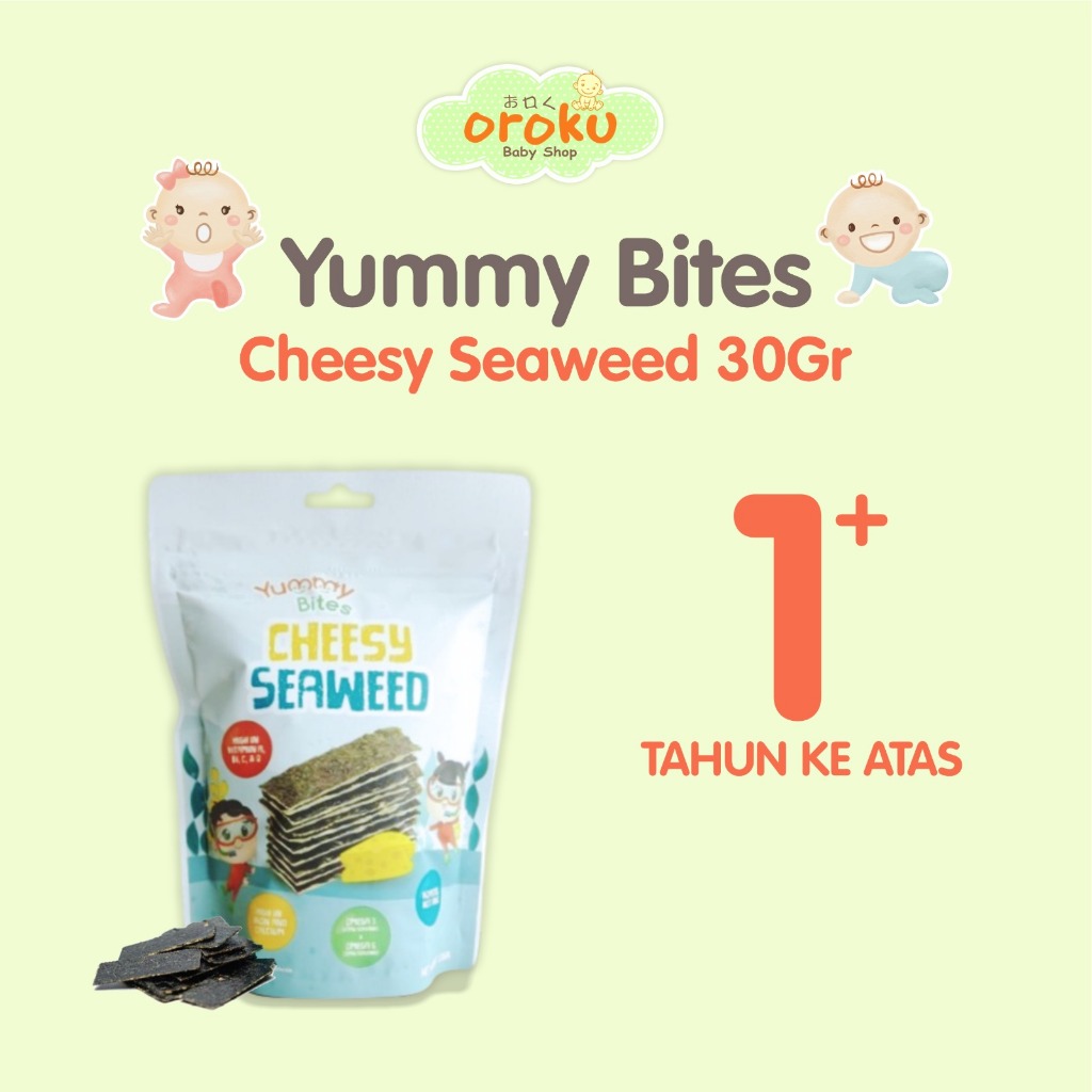 YUMMY BITES CHEESY SEAWEED 30GR / YUMMY BITES