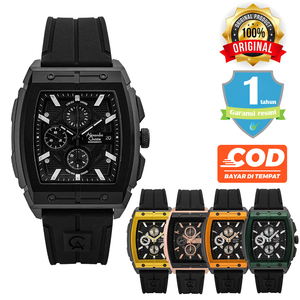 Jam Tangan Pria Alexandre Christie AC 6598 MC Original