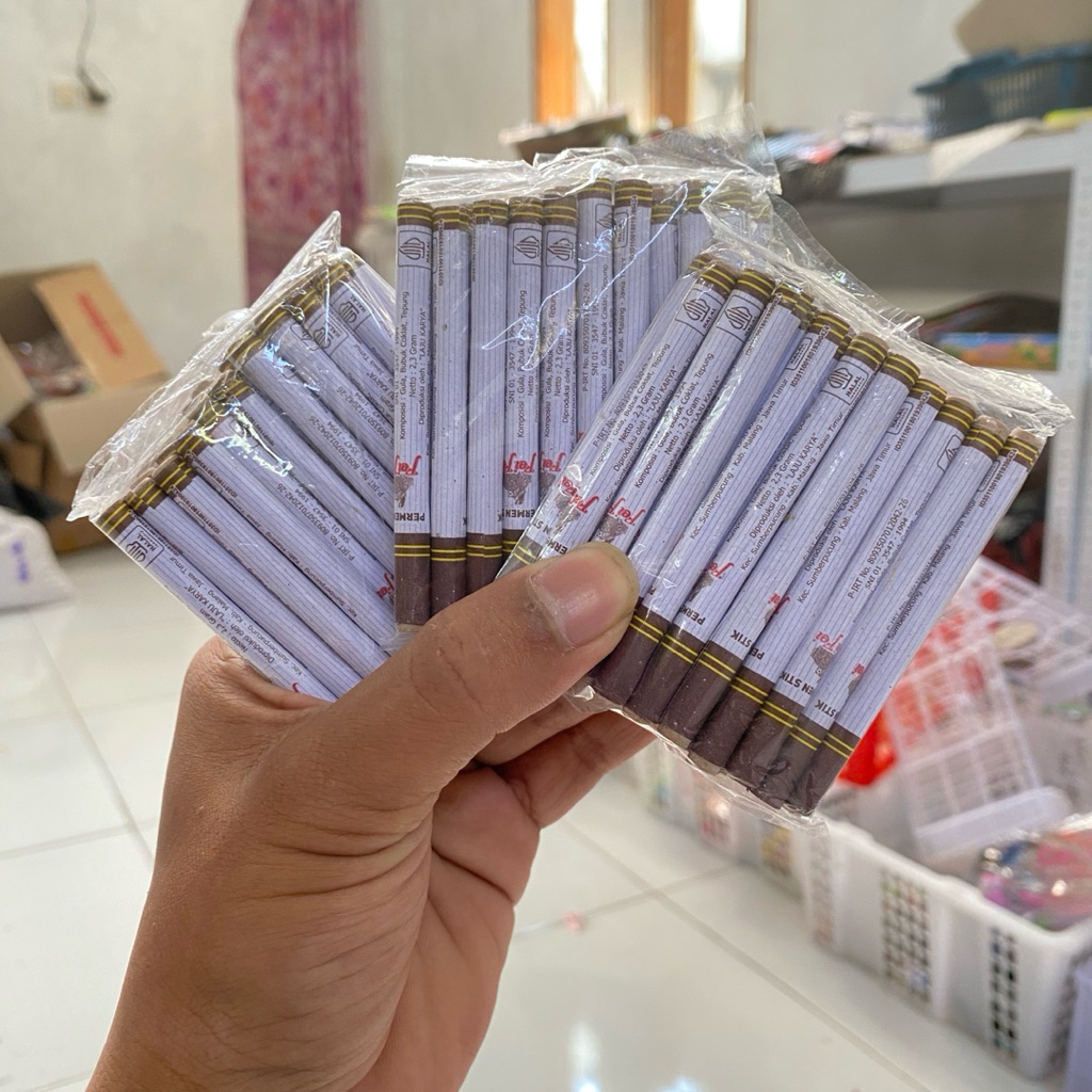 20 Pcs Permen Coklat Jadul Bentuk Rokok | Permen Coklat Stick