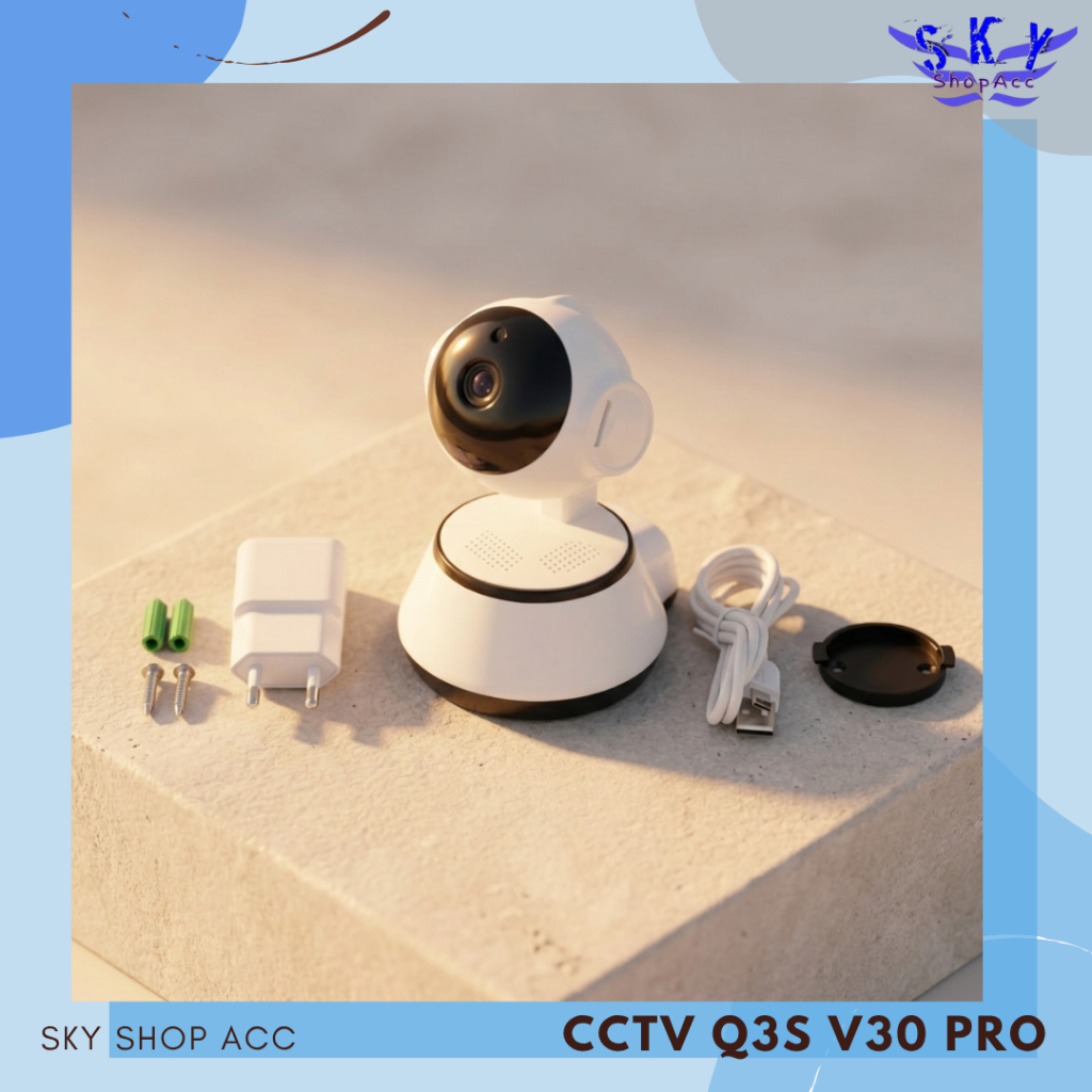 CCTV Q3S Smart Kamera WIFI V380 PRO