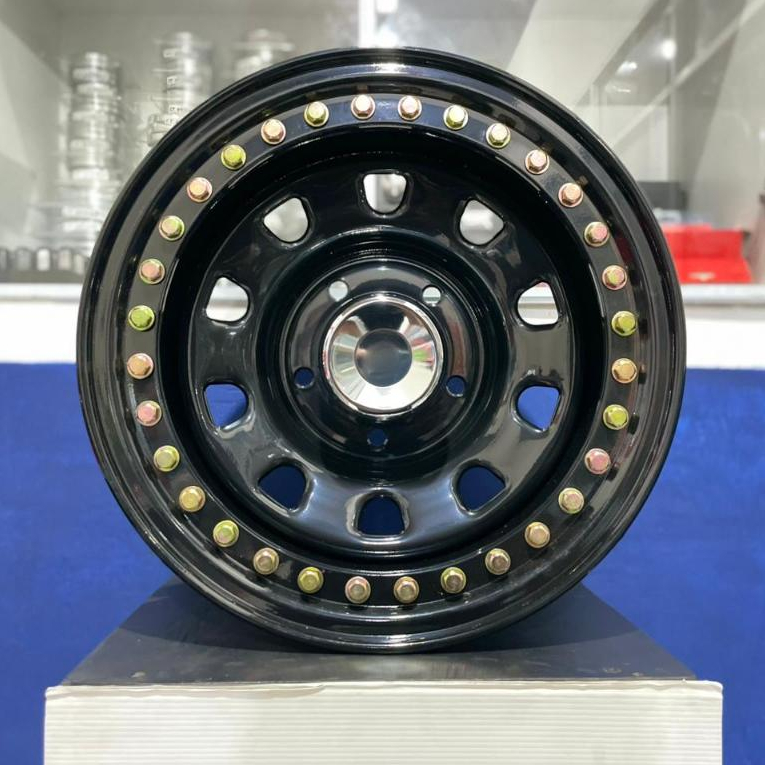 Velg Mobil HSR BEADLOCK R15 Model Offroad Untuk Jimny, Katana, Feroza, Escudo Dll