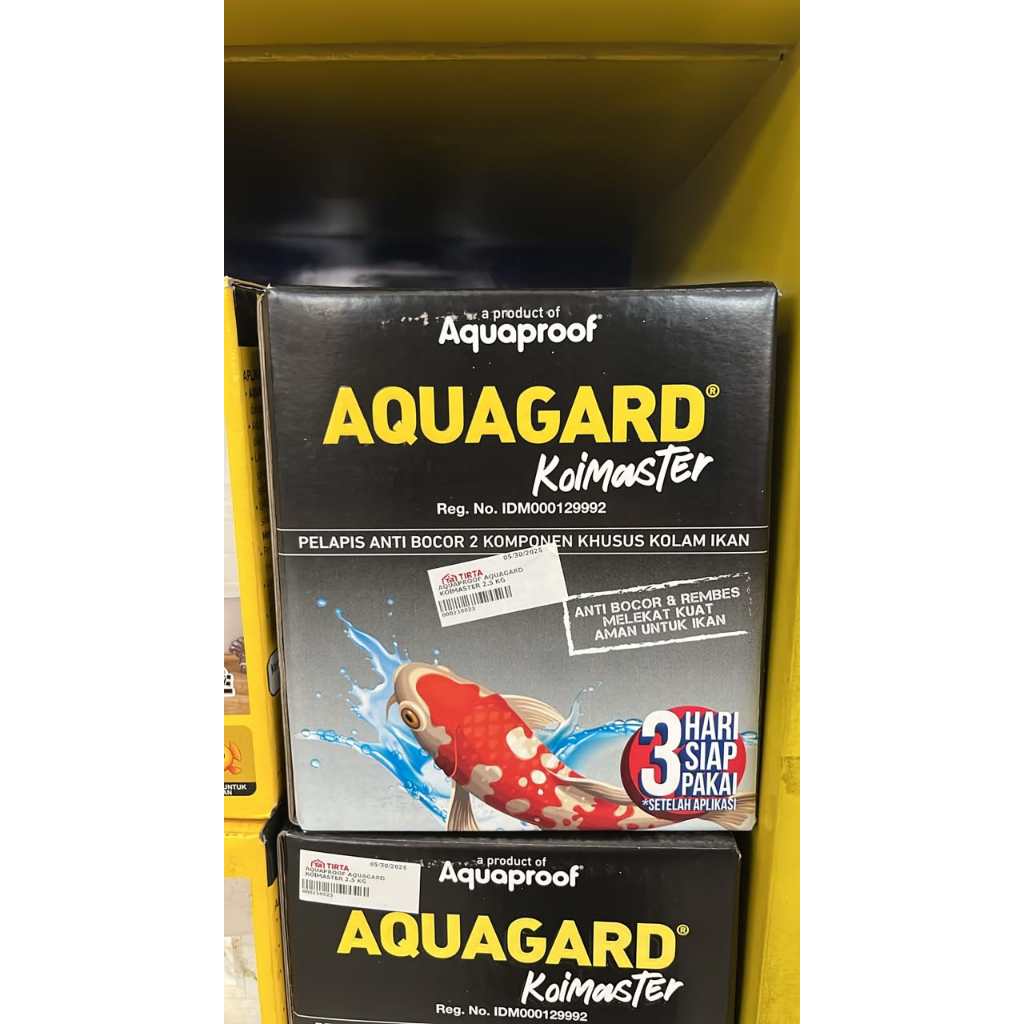 AQUAPROOF AQUAGARD KOIMASTER 2.5 KG / CAT PELAPIS KOLAM IKAN