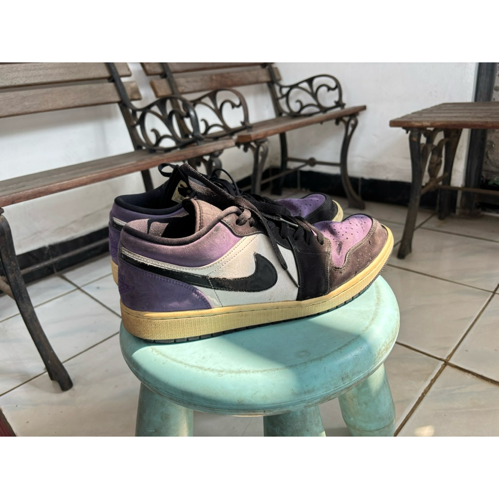 jike air jordan 1 low purple