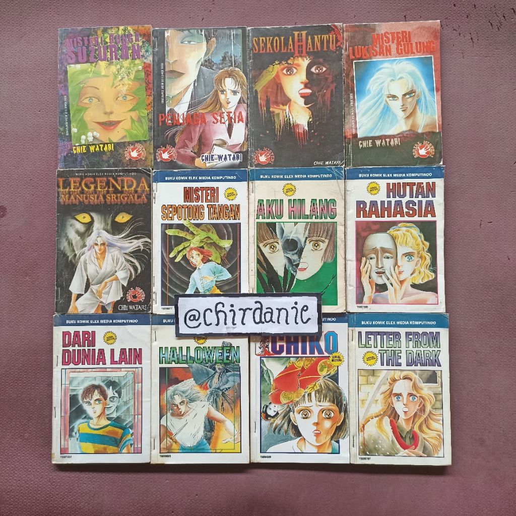Paket Komik CHIE WATARI / Serial Misteri Horor