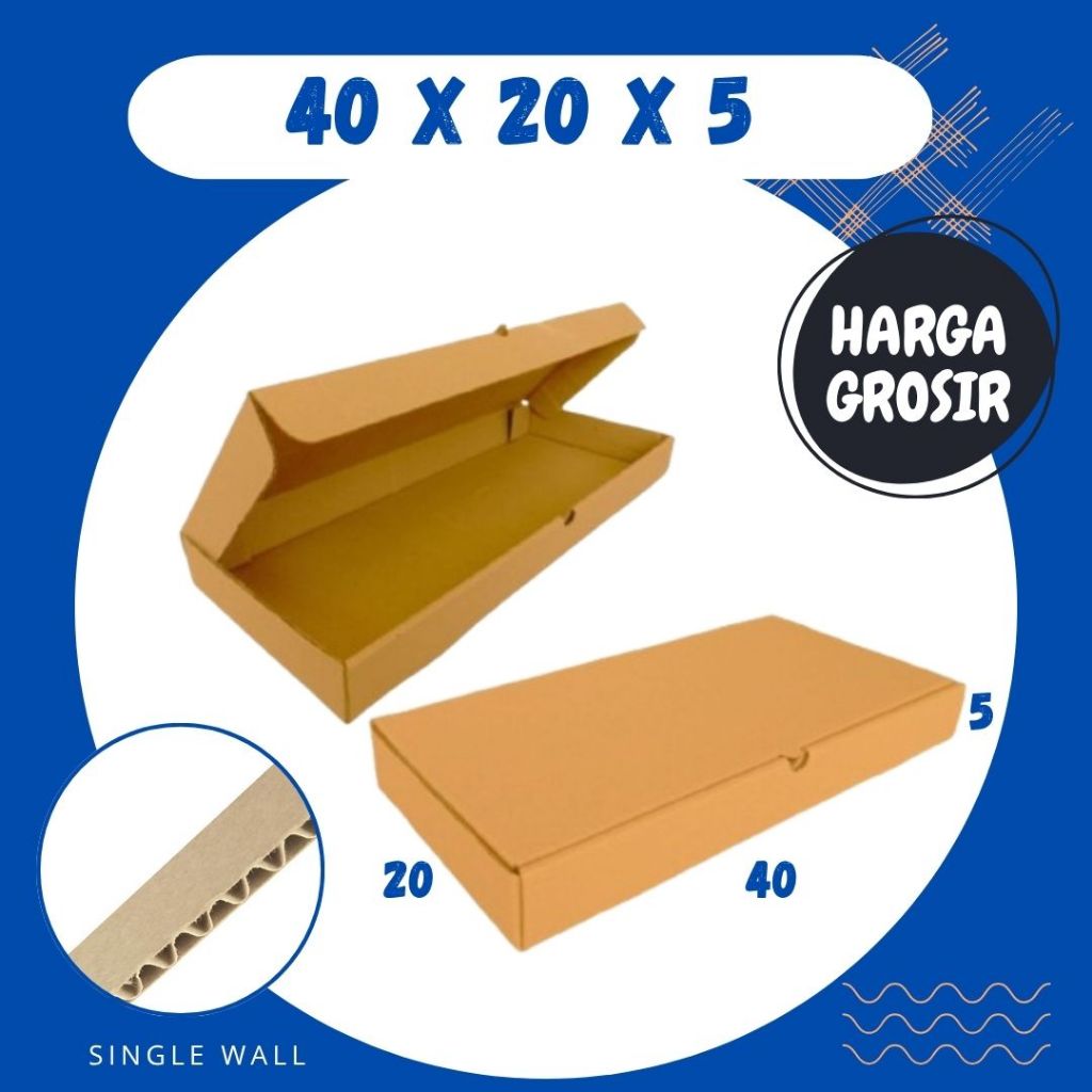 Box Packing 40x20x5 LD Kardus Pizza 40x20x5 LD Dus 40x20x5 LD Kotak Packing Hampers Dus Karton
