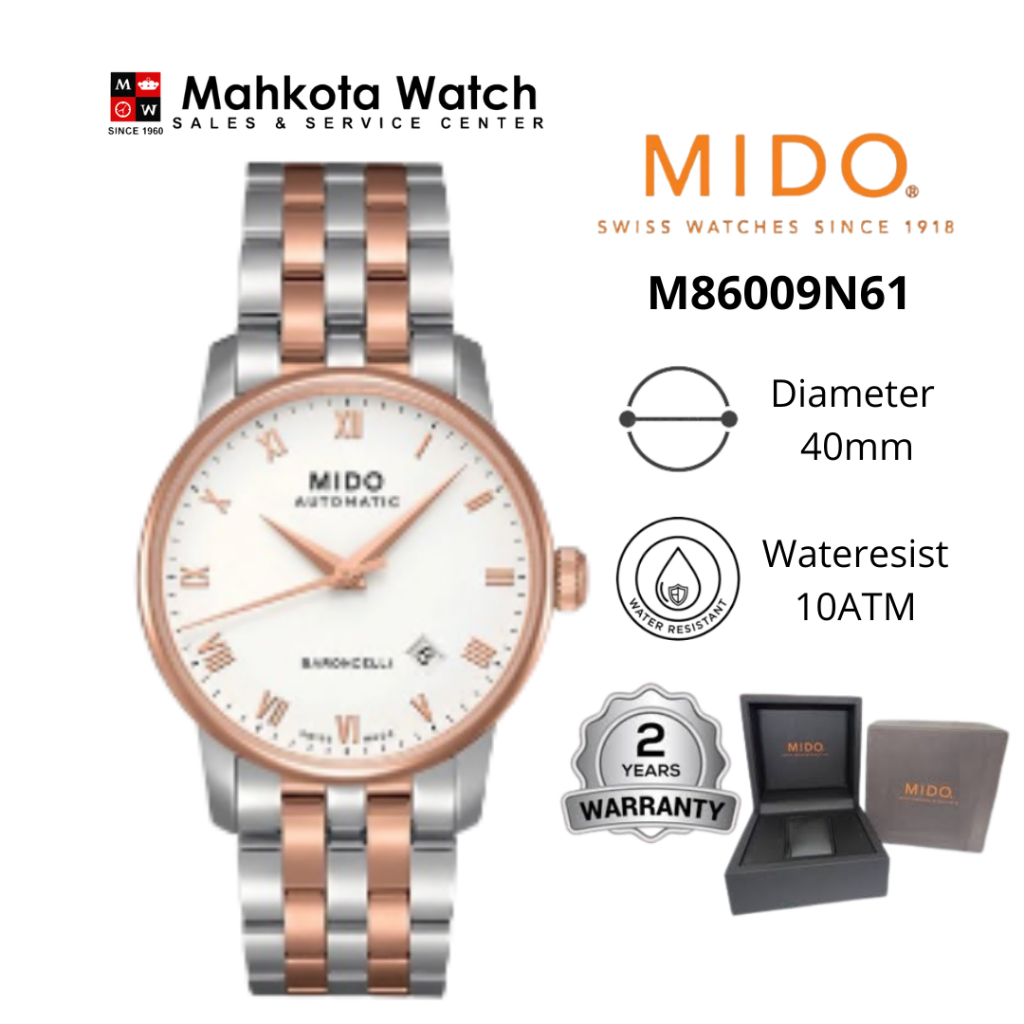 JAM TANGAN PRIA MIDO AUTOMATIC M86009N61 ORIGINAL