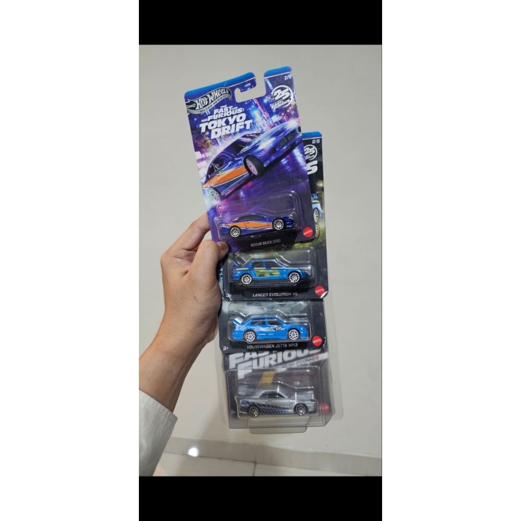 hotwheels set 4pcs fast furious