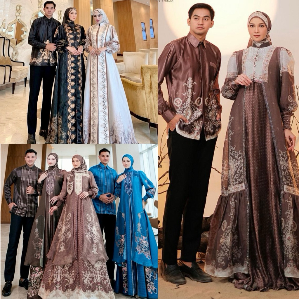 AURAKAY SARIMBIT GAMIS DRESS FATIMAH DAYANA INAYAH SET HIJAB ORI BY AURAKAY 7125 7636 7010