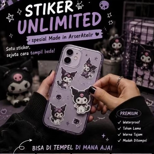 Stiker Kucing Imut Premium Waterproof – ArseraAtelier