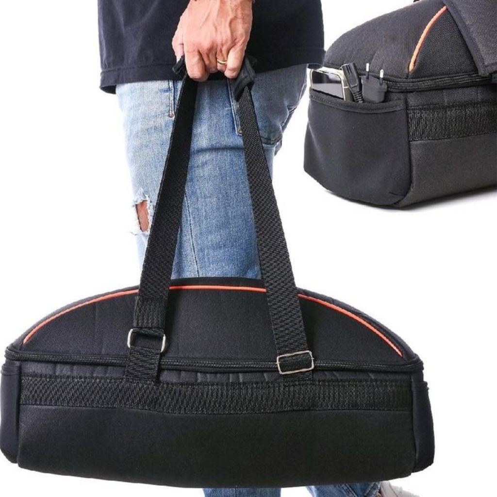 Tas speaker lenyes outdoor storage bag for speaker lenyes case speaker qustom Travel - Hitam