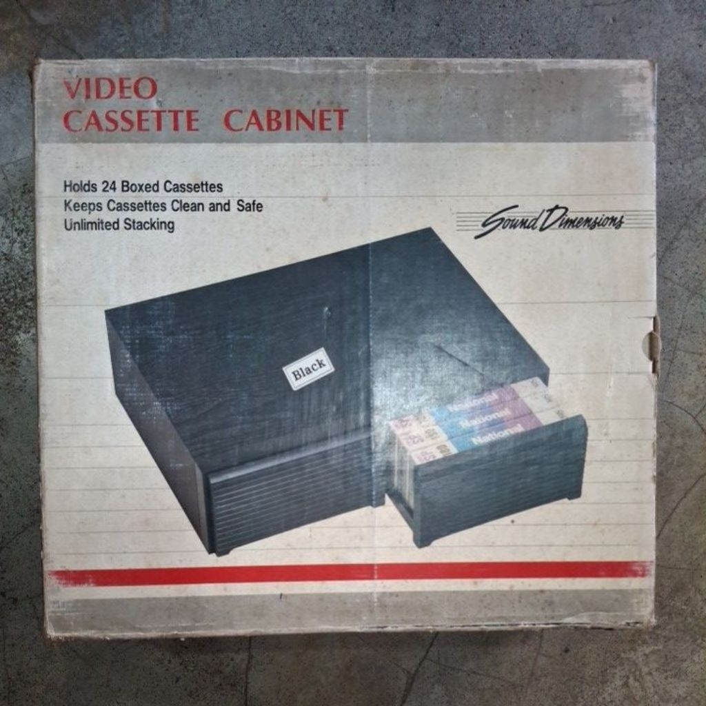 rak kaset video VHS jadul