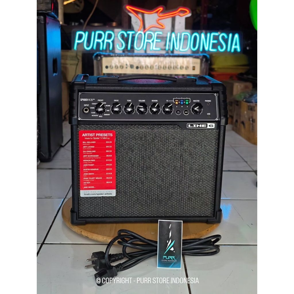AMPLI GITAR ELEKTRIK LINE 6 SPIDER V 20 MKII