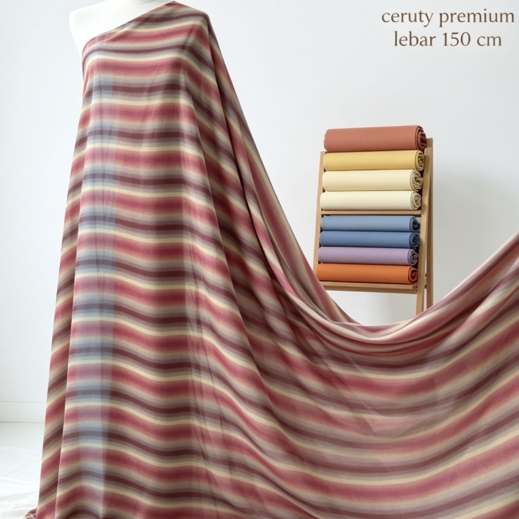 Kain Chiffon silk // Sifon silk // Bahan Pelangi //Chiffon Yoryu