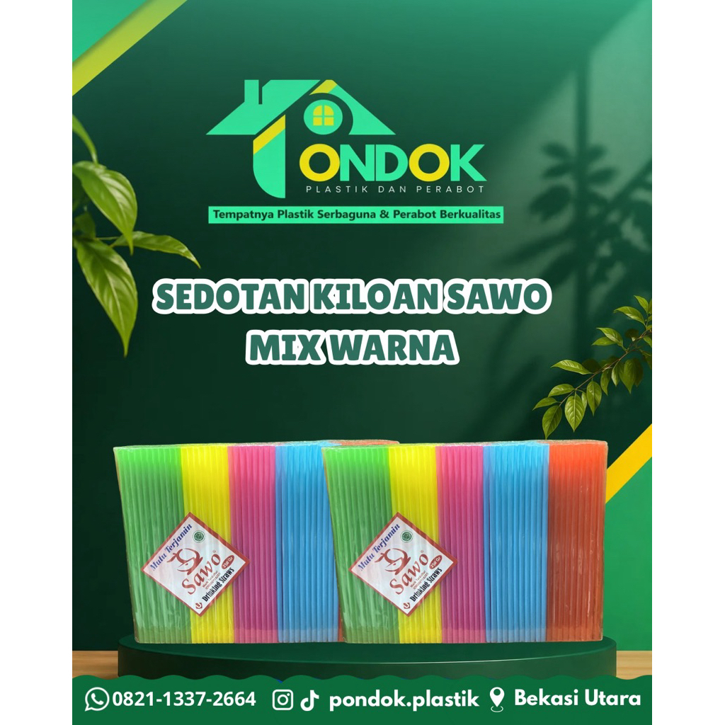 Sedotan Kiloan Sawo Warna-i Unggul