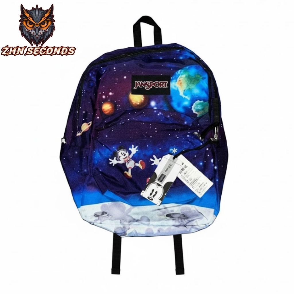 TAS JANSPORT DISNEY GALAXY TERBARU FULL TAG