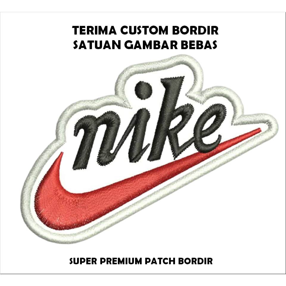 005 EMBLEM PATCH BORDIR LOGO NIKE - CUSTOM BORDIR SUMEDANG