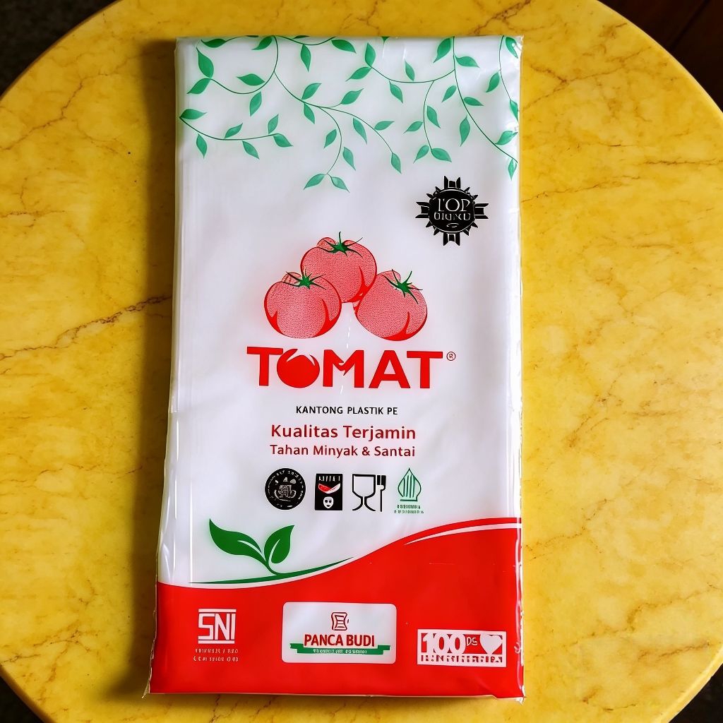PLASTIK PE TOMAT UKURAN 15X30
