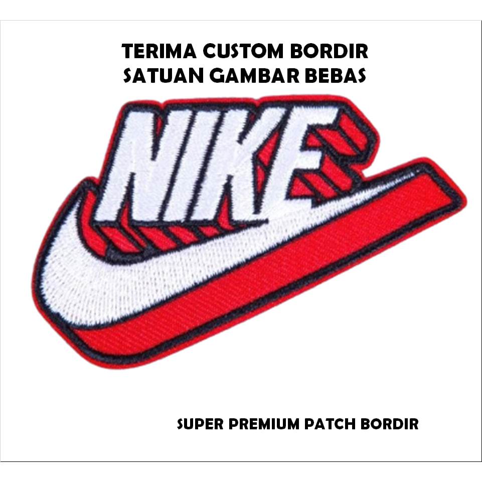 012 EMBLEM PATCH BORDIR LOGO NIKE - CUSTOM BORDIR SUMEDANG