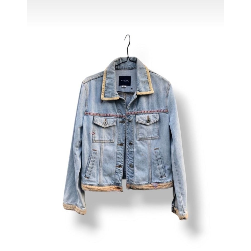 VINTAGE GU3ESS JACKET JEANS WOMEN
