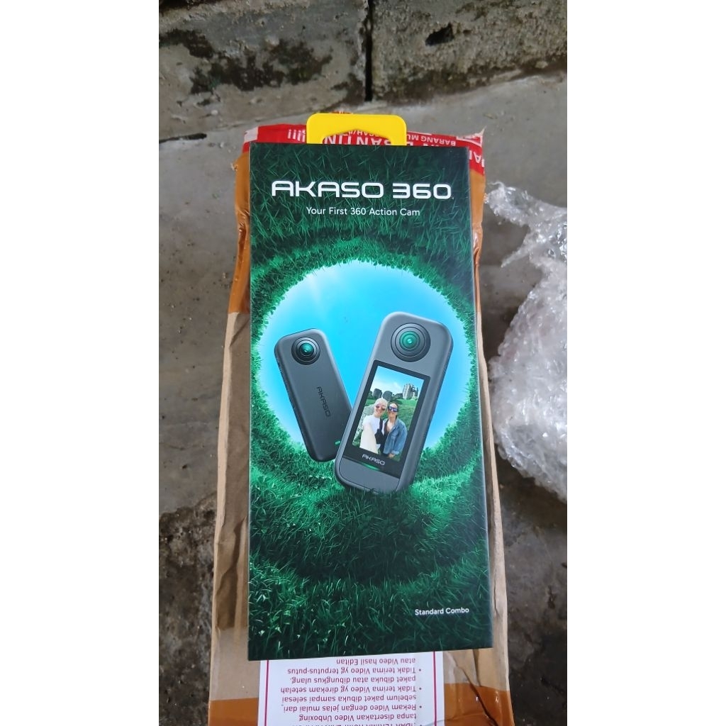 akaso360 action cam second
