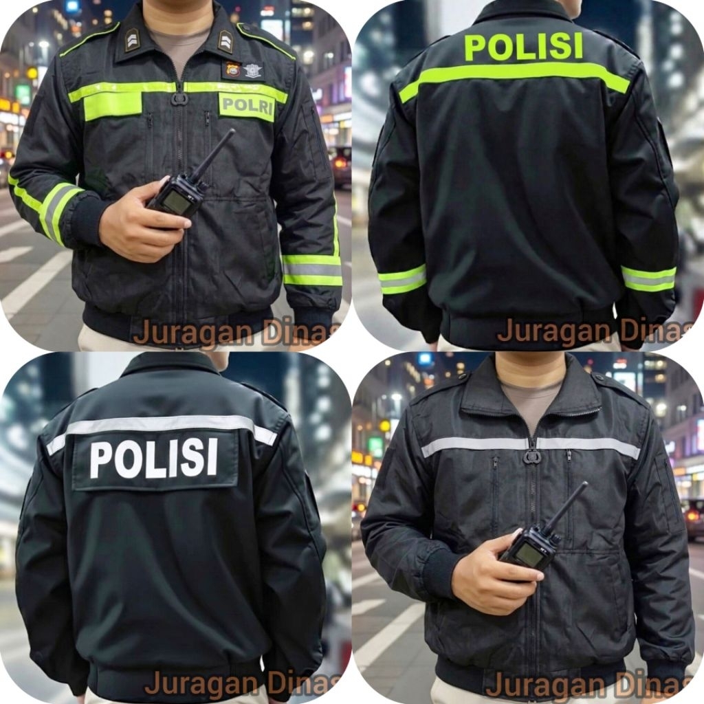 2025 Jaket Bomber Tactical Jatah POLRI Original waterproof