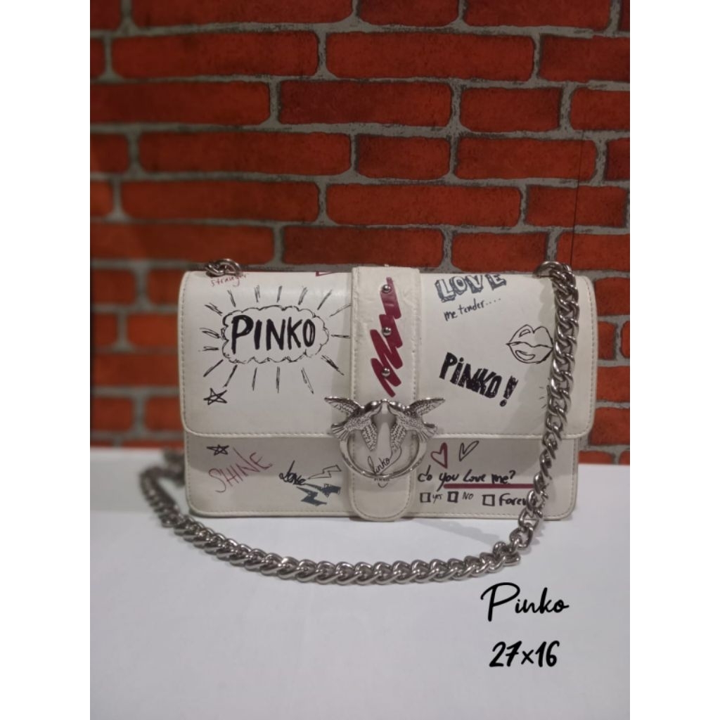 Tas Shoulder Rantai Pinko/Tas Preloved