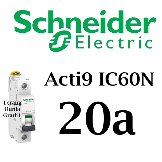 MCB Schneider 20amper IC60 MCB Acti9 20 amper MCB IC60 Schneider Acti9 20a a9f741020 MCB IC60N Schne