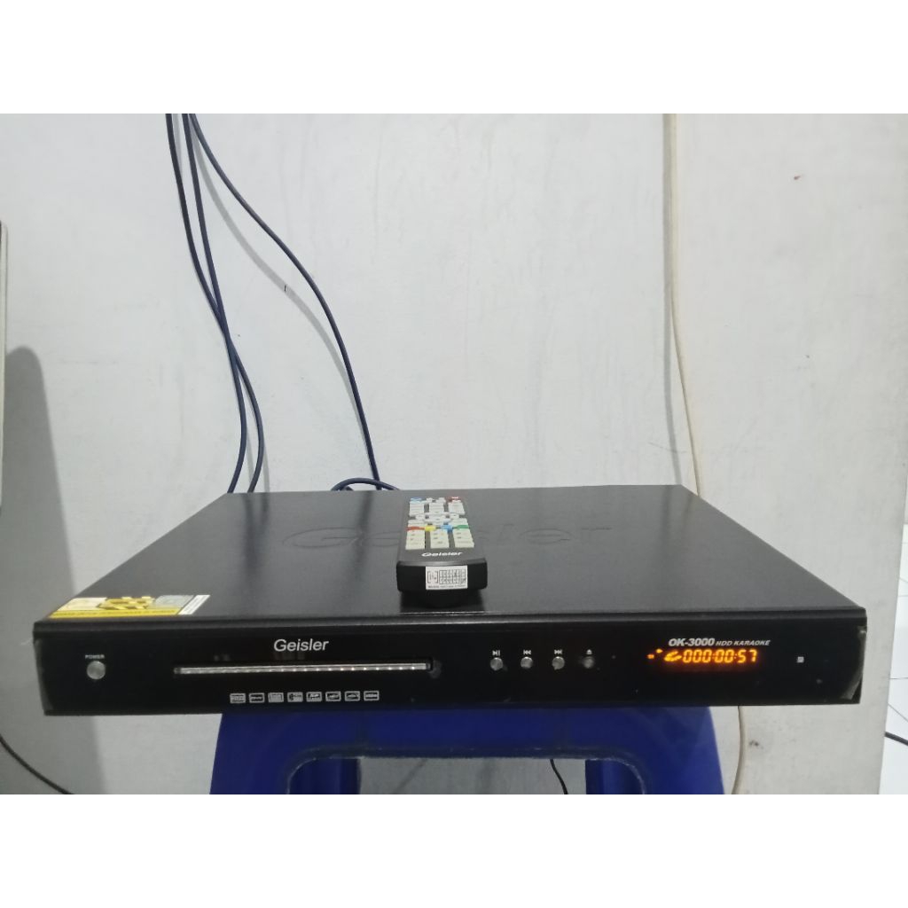 mesin geisler ok-3000 player karaoke bekas murah
