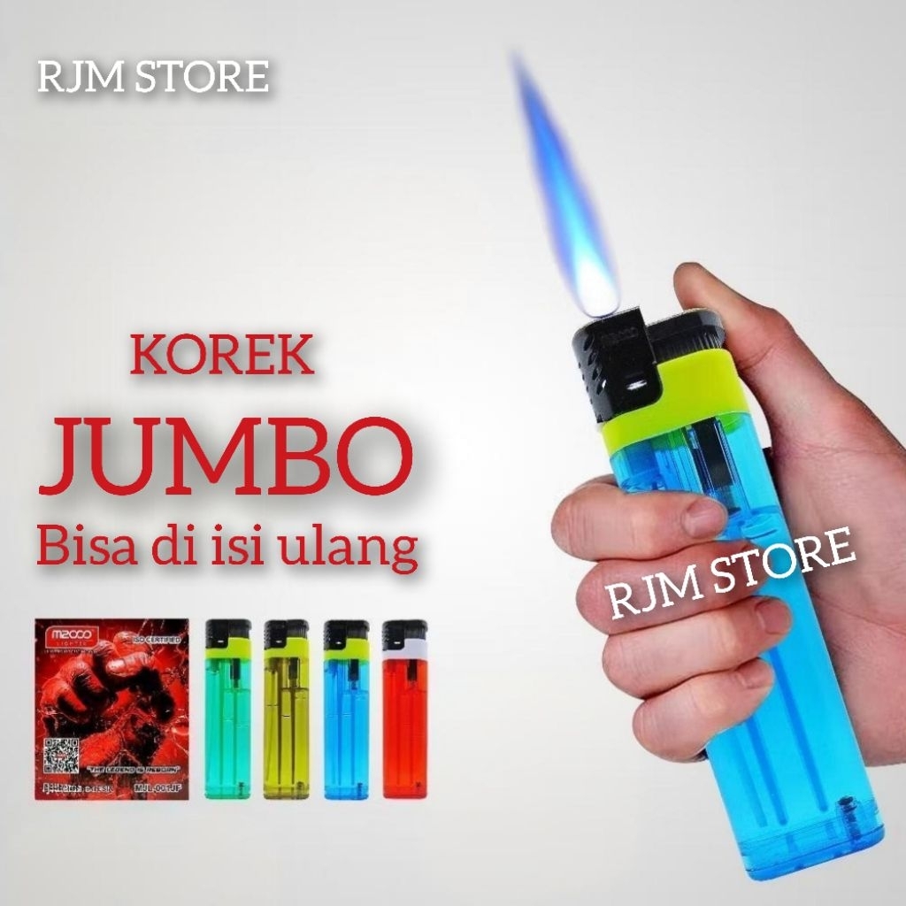 Korek Jumbo Super Besar Tahan Angin Bisa di Isi Ulang || Korek Bara Jumbo