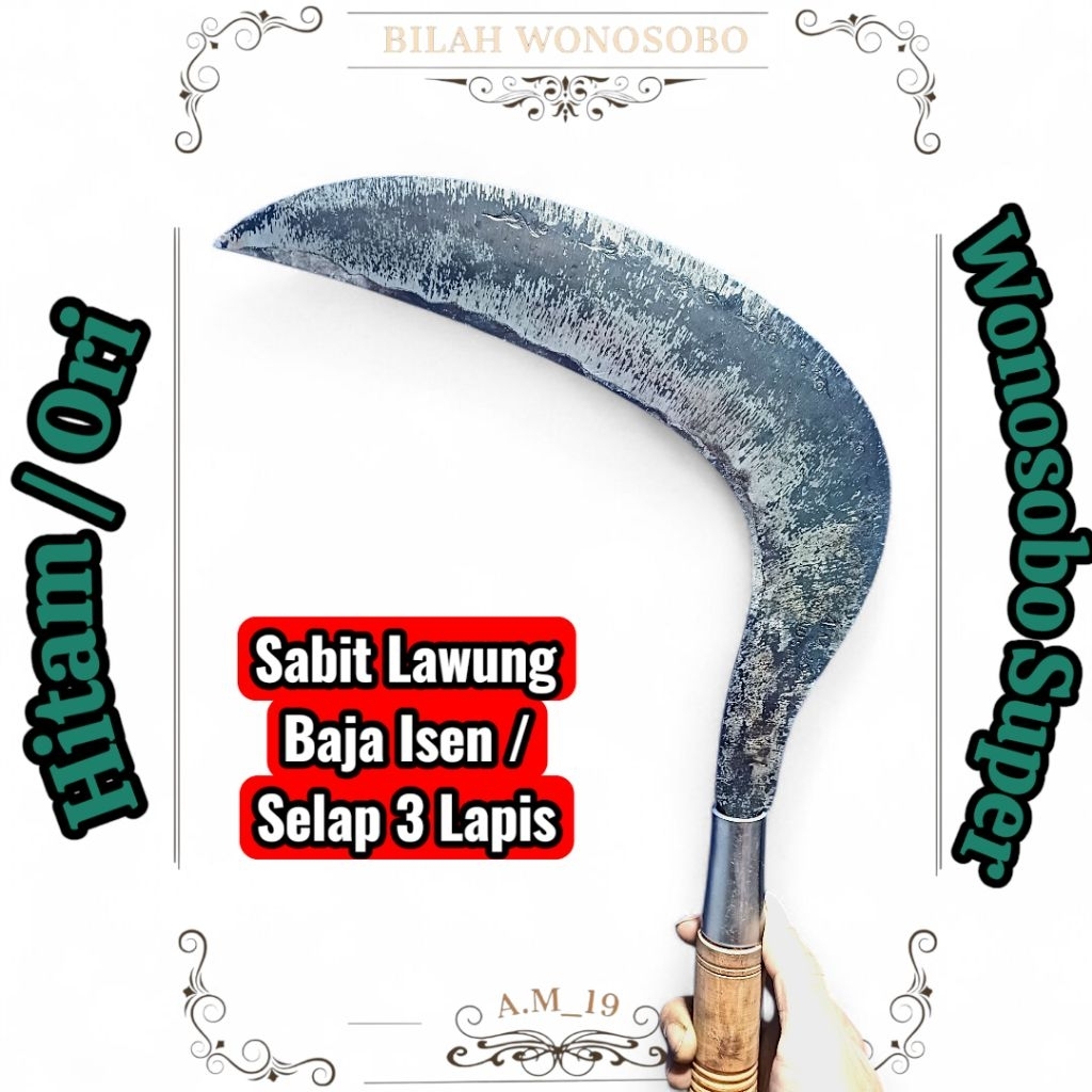 Sabit Arit M Lawung Baja Isian Selap 3 Lapis Super Full Wonosobo AM19