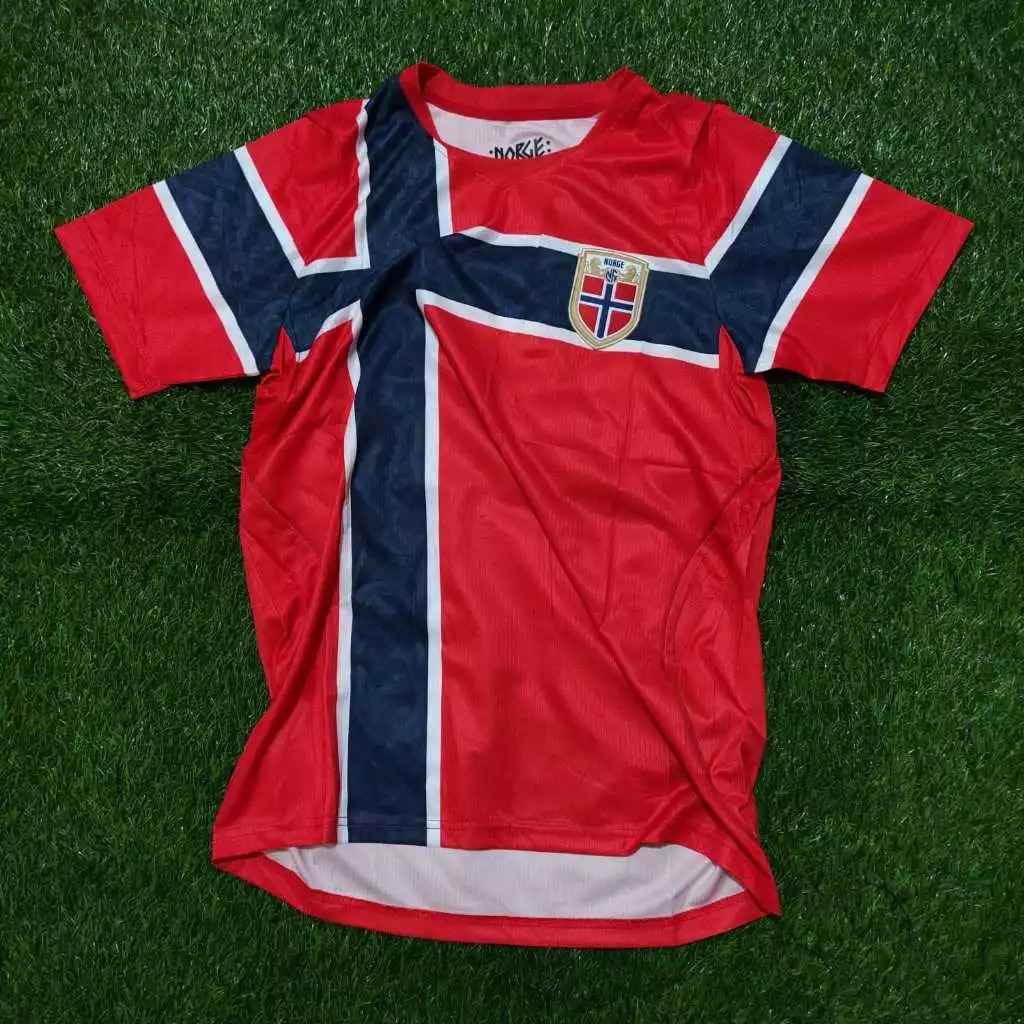 JERSEY BOLA NORWEGIA HOME PIALA DUNIA 2026 FANS