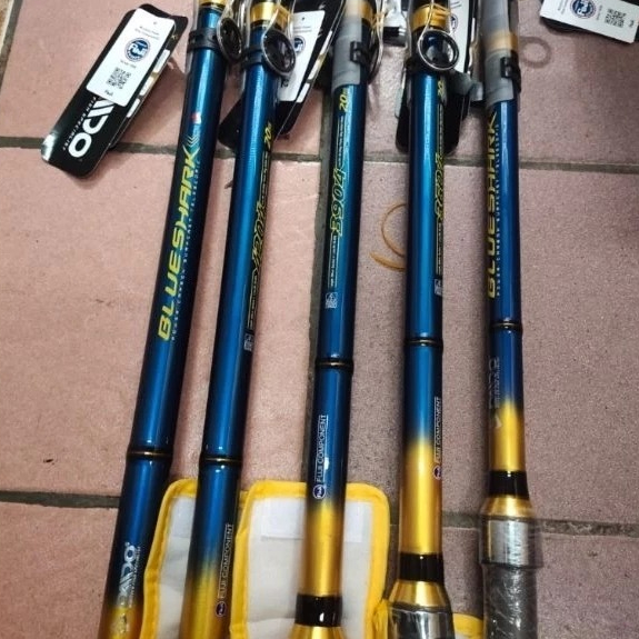 TERBARU JORAN DAIDO BLUE SHARK TELESKOPIK JORAN ANTENA SURF PASIRAN TERMASUK PACKING PIPA