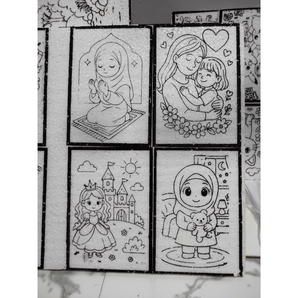 Sterofoam Lukis Anak
