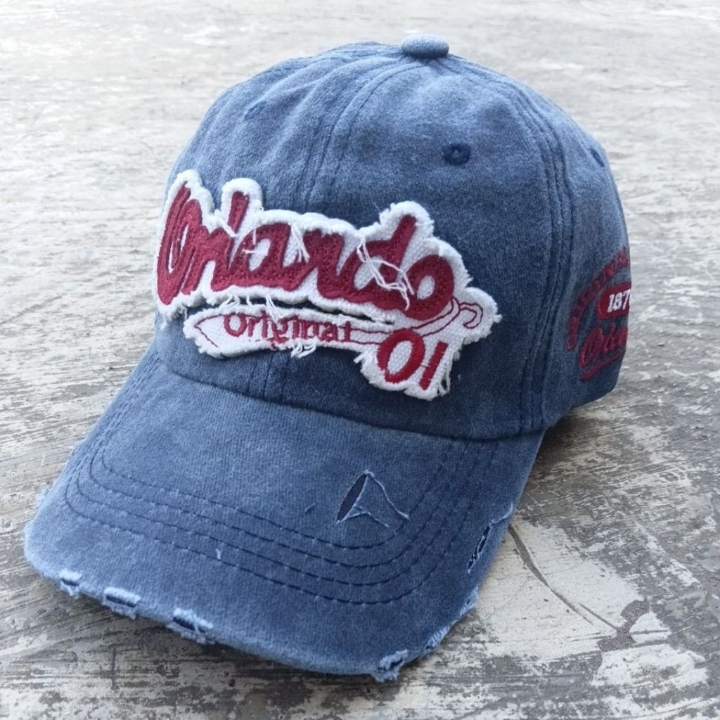topi baseball import orlando biru