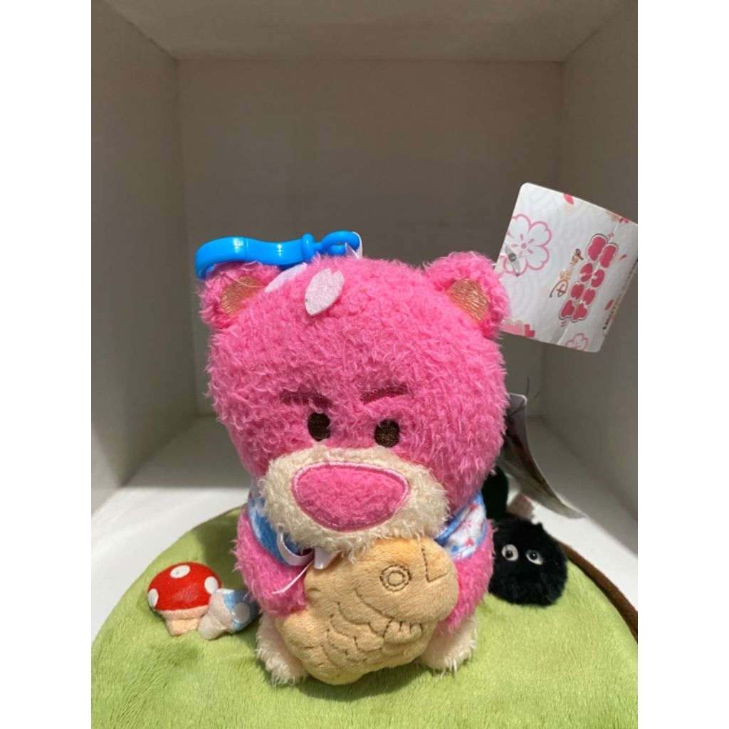 Boneka Gantungan Kunci Lotso Original Disney / Lotso Plush Bag Charm Keychain Disney