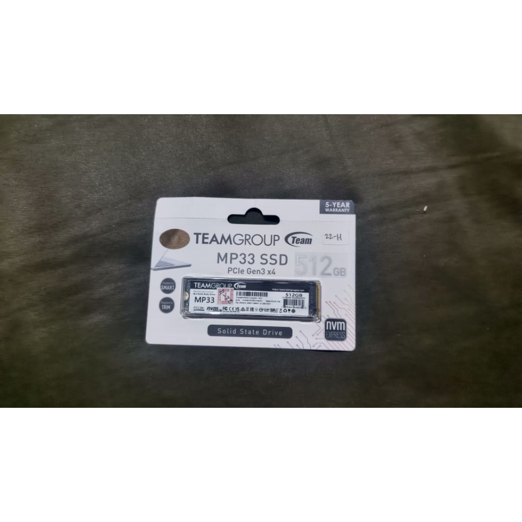 SSD M.2 NVMe Teamgroup MP33 512GB - Performa Cepat, Kapasitas Besar, Kompatibilitas Luas