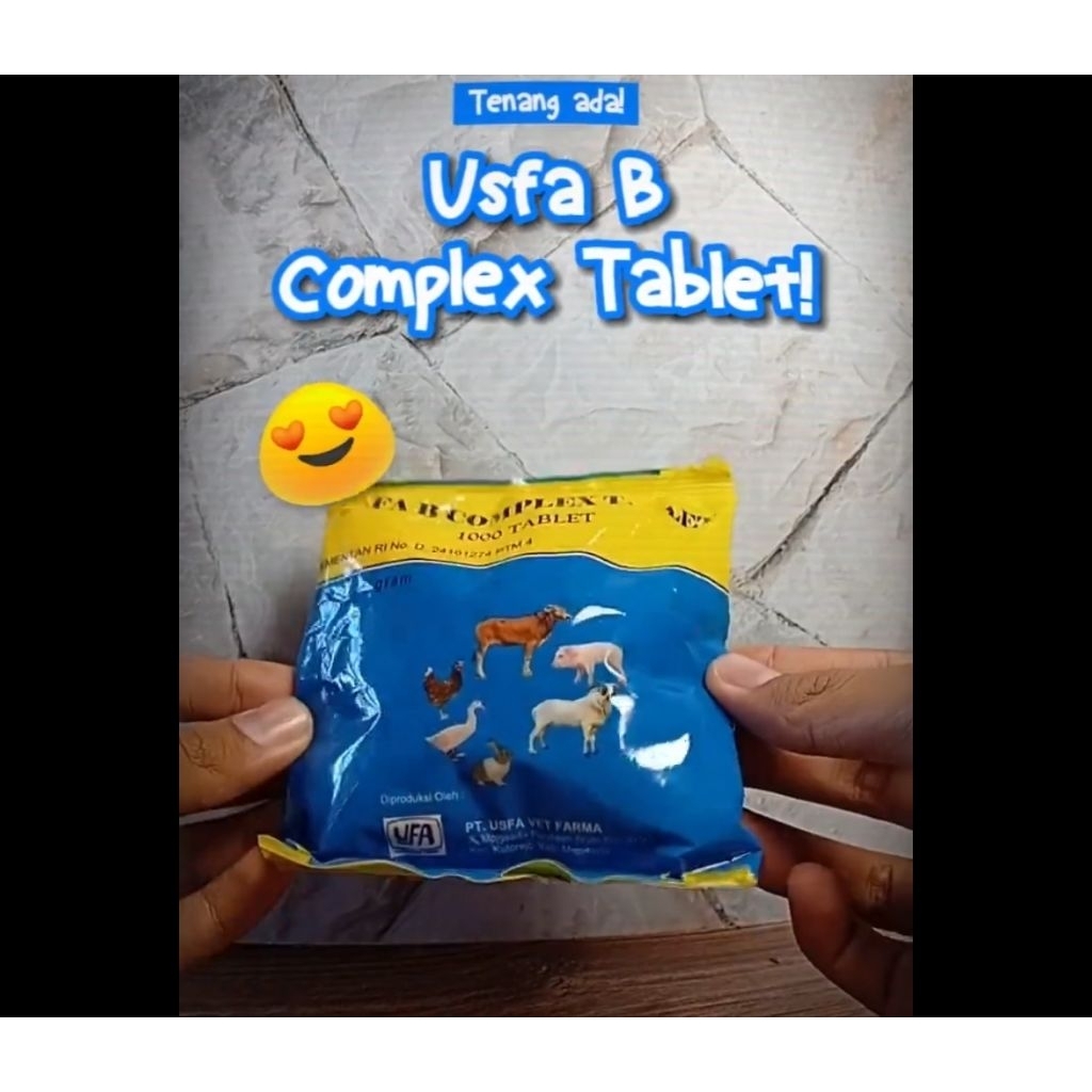 Usfa b complex vitamin hewan ternak