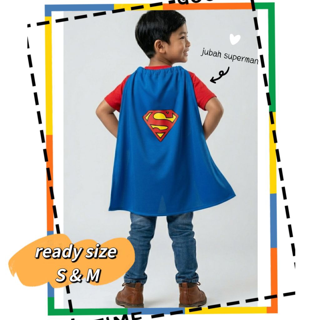 Kostum anak gaya superman "superhero untuk anak-anak laki-laki perlengkapan cosplay cosplayer Hallow