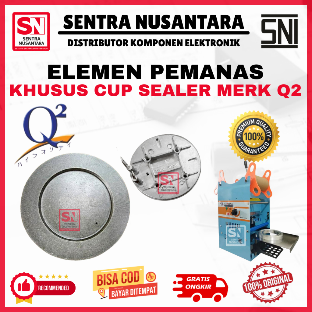 ELEMEN CUP SEALER KHUSUS MEREK Q2 CUP SEALER ORIGINAL | ELEMEN ALAT PRESS MINUMAN ASLI KHUSUS MERK Q