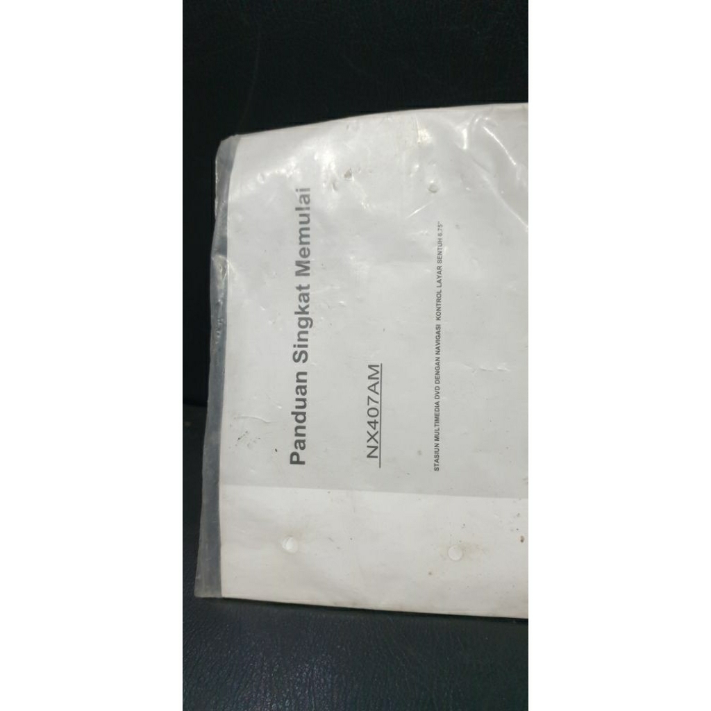 Remote wireless dan manual book Head Unit Clarion NX407 AM oem Mitsubishi